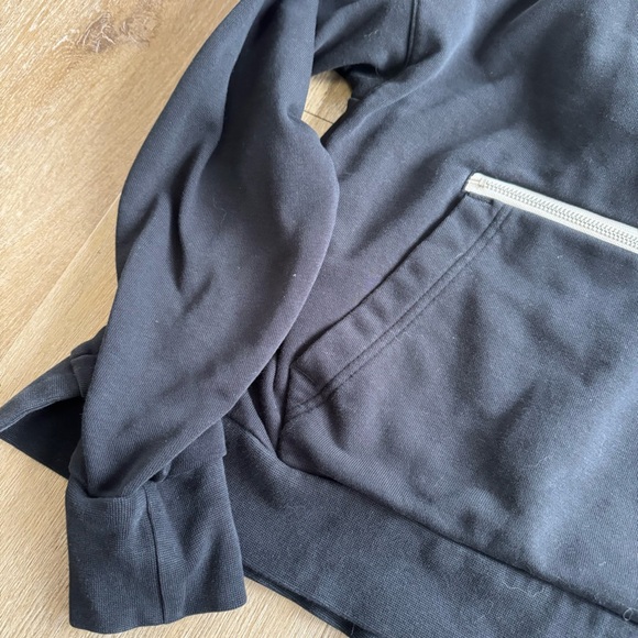 Nike Black Hoodie Hooded Sweatshirt - Picture 3 of 8